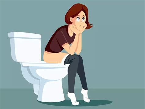 Animated Toilet: Cartoon Women pooping